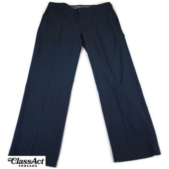 Ben Hogan Straight Leg Blue Stretch Mens Golf Pants Sx 36" X 30" - Picture 5 of 8